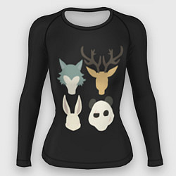 Женский рашгард Выдающиеся звери Минимализм