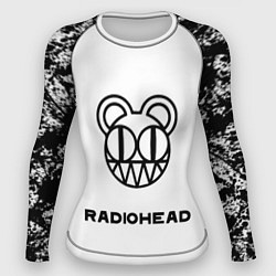 Рашгард женский Radiohead, цвет: 3D-принт