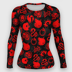 Женский рашгард СИМВОЛЫ ГРЕХОВ 7 DEADLY SINS