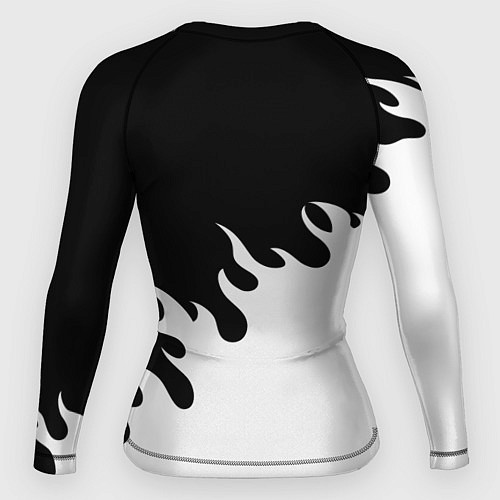 Женский рашгард BLEACH FIRE БЛИЧ ОГОНЬ / 3D-принт – фото 2