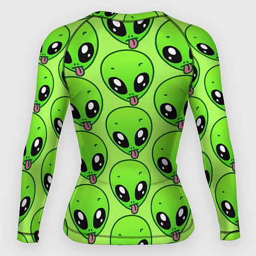 Женский рашгард Инопланетяне / 3D-принт – фото 2