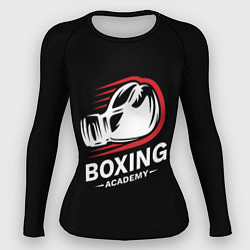 Рашгард женский Бокс, цвет: 3D-принт
