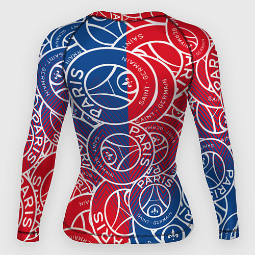 Женский рашгард ФК ПСЖ PARIS SAINT GERMAIN / 3D-принт – фото 2