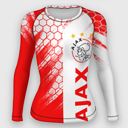 Рашгард женский FC AJAX AMSTERDAM ФК АЯКС, цвет: 3D-принт