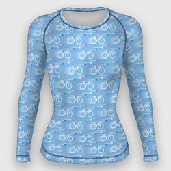 Рашгард женский ВелоСпорт, цвет: 3D-принт
