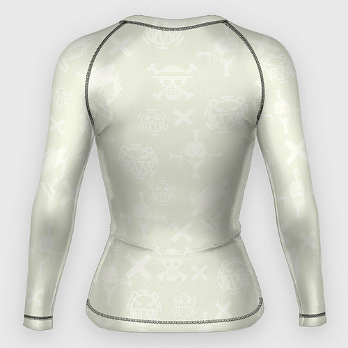 Женский рашгард Эмблемы One Piece Большой куш / 3D-принт – фото 2