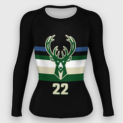 Рашгард женский Milwaukee Bucks форма Крис Миддлтон, цвет: 3D-принт