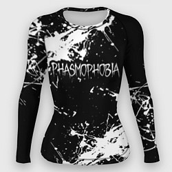 Рашгард женский Phasmophobia краска, цвет: 3D-принт