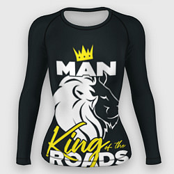 Рашгард женский Man king of the roads, цвет: 3D-принт