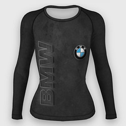 Рашгард женский BMW LOGO AND INSCRIPTION, цвет: 3D-принт