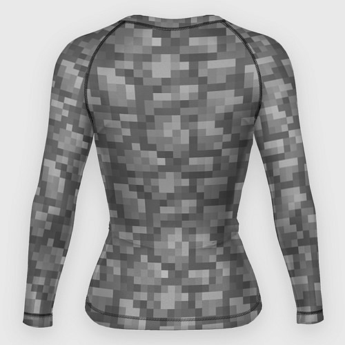 Женский рашгард Булыжник / 3D-принт – фото 2
