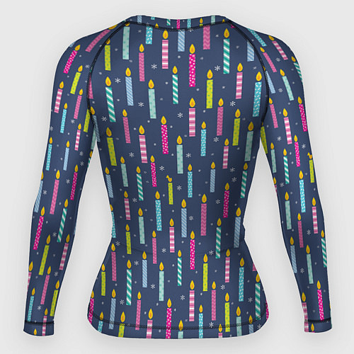 Женский рашгард Свечи / 3D-принт – фото 2