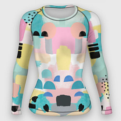 Рашгард женский Surtex, цвет: 3D-принт