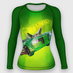 Рашгард женский Hot Wheels Хот Вилс, цвет: 3D-принт