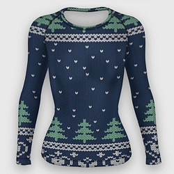 Женский рашгард Зимняя ночь