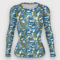 Рашгард женский Стильные Мертвецы, цвет: 3D-принт