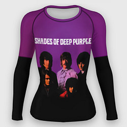 Рашгард женский Shades of Deep Purple, цвет: 3D-принт