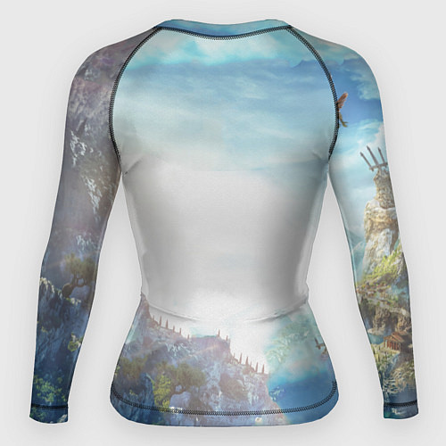 Женский рашгард Воинственная Кассандра / 3D-принт – фото 2