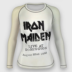 Рашгард женский Live at Donington - Iron Maiden, цвет: 3D-принт