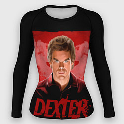 Рашгард женский Dexter Декстер портрет постер, цвет: 3D-принт