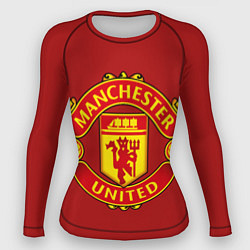 Рашгард женский Manchester United F C, цвет: 3D-принт