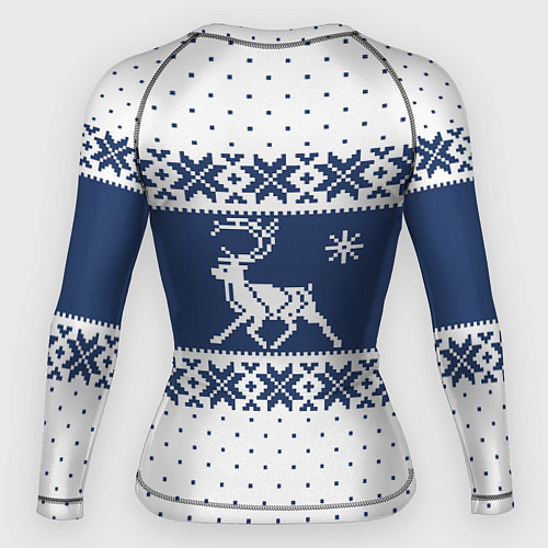 Женский рашгард Северный Олень звезда / 3D-принт – фото 2