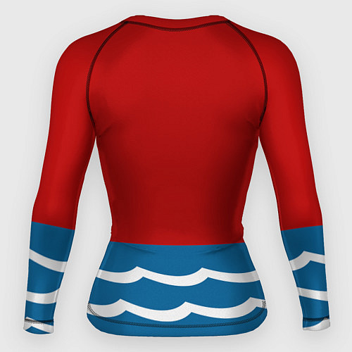 Женский рашгард Герб Магадана / 3D-принт – фото 2