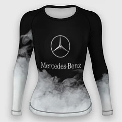 Рашгард женский Mercedes-Benz Облака, цвет: 3D-принт