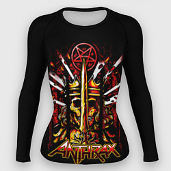 Рашгард женский Anthrax - For All Kings, цвет: 3D-принт