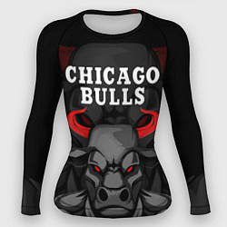 Рашгард женский CHICAGO BULLS ЯРОСТНЫЙ БЫК, цвет: 3D-принт