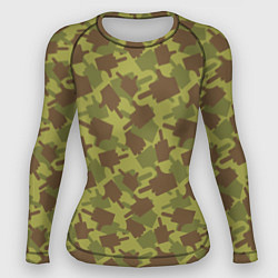 Женский рашгард FUCK камуфляж