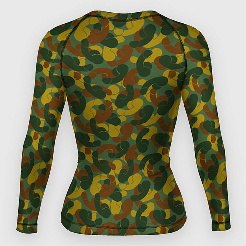 Женский рашгард Бесстыдник камуфляж / 3D-принт – фото 2