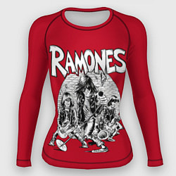Рашгард женский BW Ramones, цвет: 3D-принт