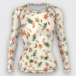 Рашгард женский Тёплая осень, цвет: 3D-принт