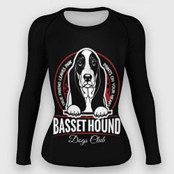 Женский рашгард Бассет-Хаунд Basset Hound