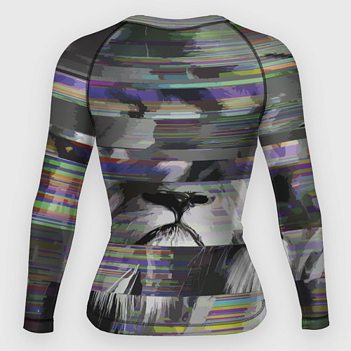 Женский рашгард Glitch lion 2020 / 3D-принт – фото 2