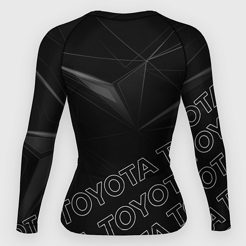Женский рашгард TOYOTA SPORT ГЕОМЕТРИЯ / 3D-принт – фото 2