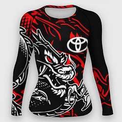 Женский рашгард TOYOTA DRAGON ТОЙОТА ДРАКОН