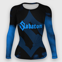 Рашгард женский Sabaton синий дым, цвет: 3D-принт