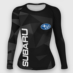 Рашгард женский Subaru Субару Авто, цвет: 3D-принт