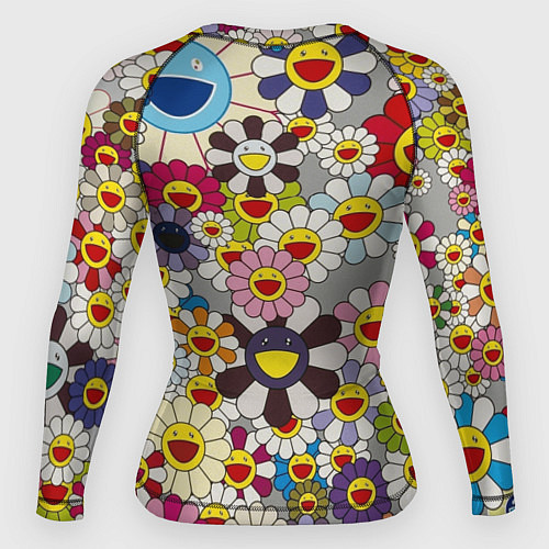 Женский рашгард Flower Superflat, Такаши Мураками / 3D-принт – фото 2