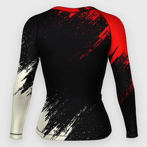 Женский рашгард Poppy Playtime: Red & Black / 3D-принт – фото 2