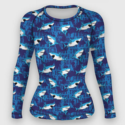 Женский рашгард Акулы SURF