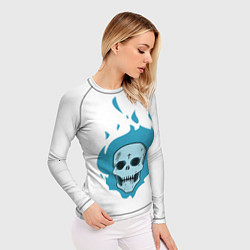 Рашгард женский Череп Cute Angel парный, цвет: 3D-принт — фото 2