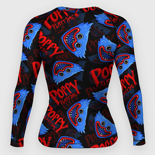 Женский рашгард POPPY PLAYTIME ПОППИ ПЛЕЙТАЙМ ХАГГИ ВАГГИ HUGGY WU / 3D-принт – фото 2