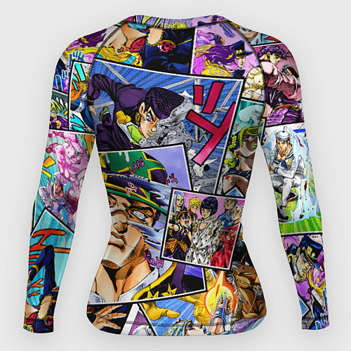 Женский рашгард JoJos Bizarre Adventure - Джолин Кудзё / 3D-принт – фото 2