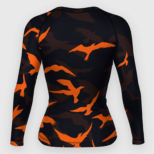 Женский рашгард Стая Воронов / 3D-принт – фото 2