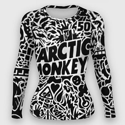 Рашгард женский Arctic monkeys Pattern, цвет: 3D-принт