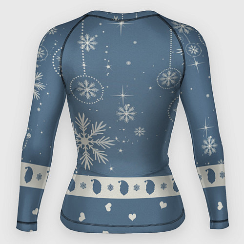 Женский рашгард New Years Deer / 3D-принт – фото 2