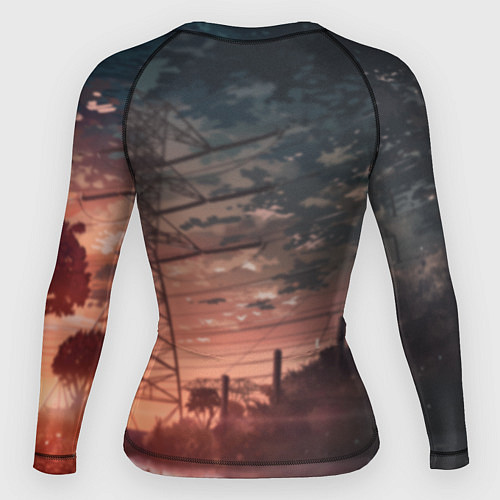 Женский рашгард Врата Штейна Steins Gate, Курису Макисэ Kurisu Mak / 3D-принт – фото 2